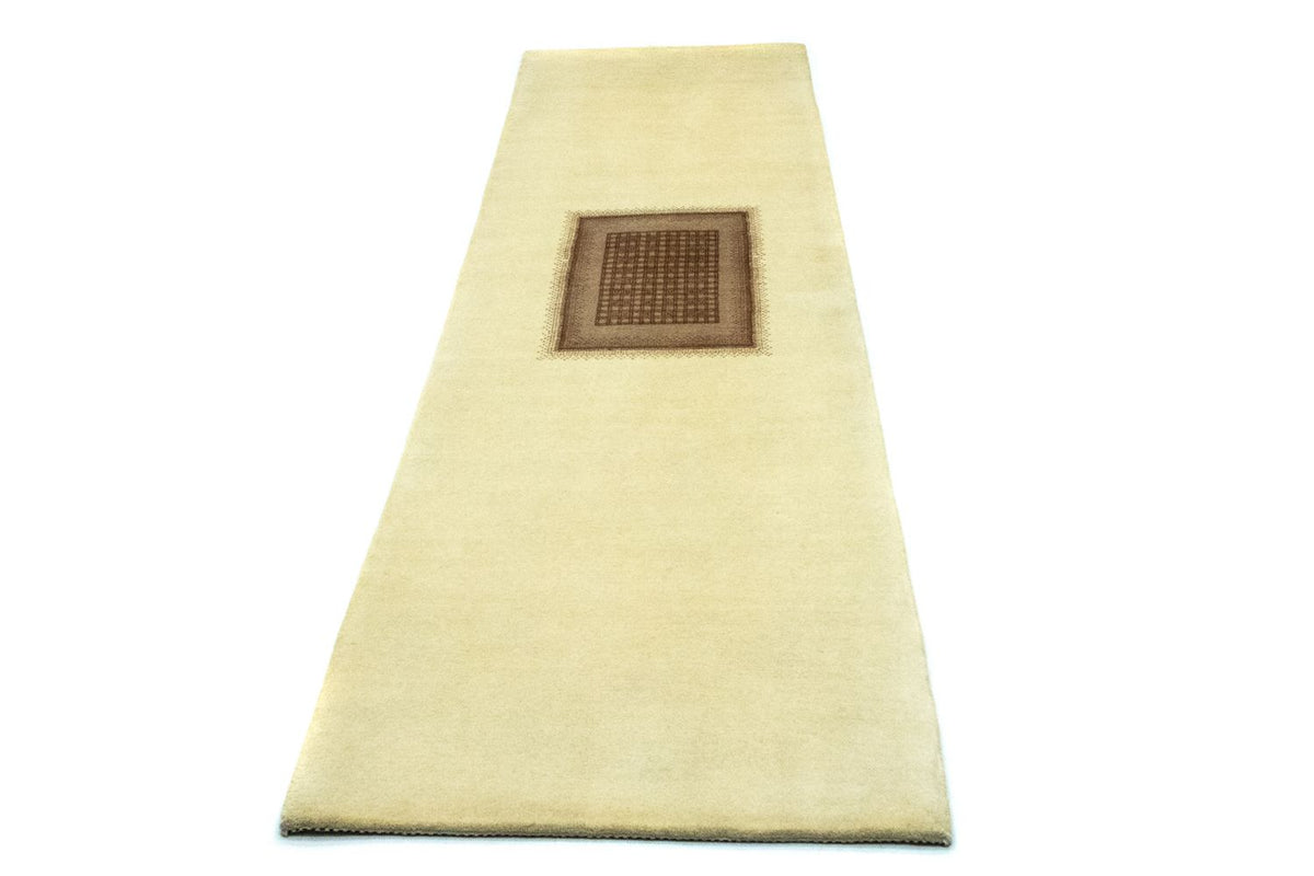 Tapis de couloir Tapis Gabbeh - Loribaft Persan - 271 x 70 cm - beige