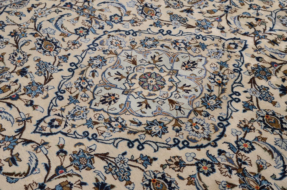 Tapis persan - Keshan - 349 x 248 cm - beige