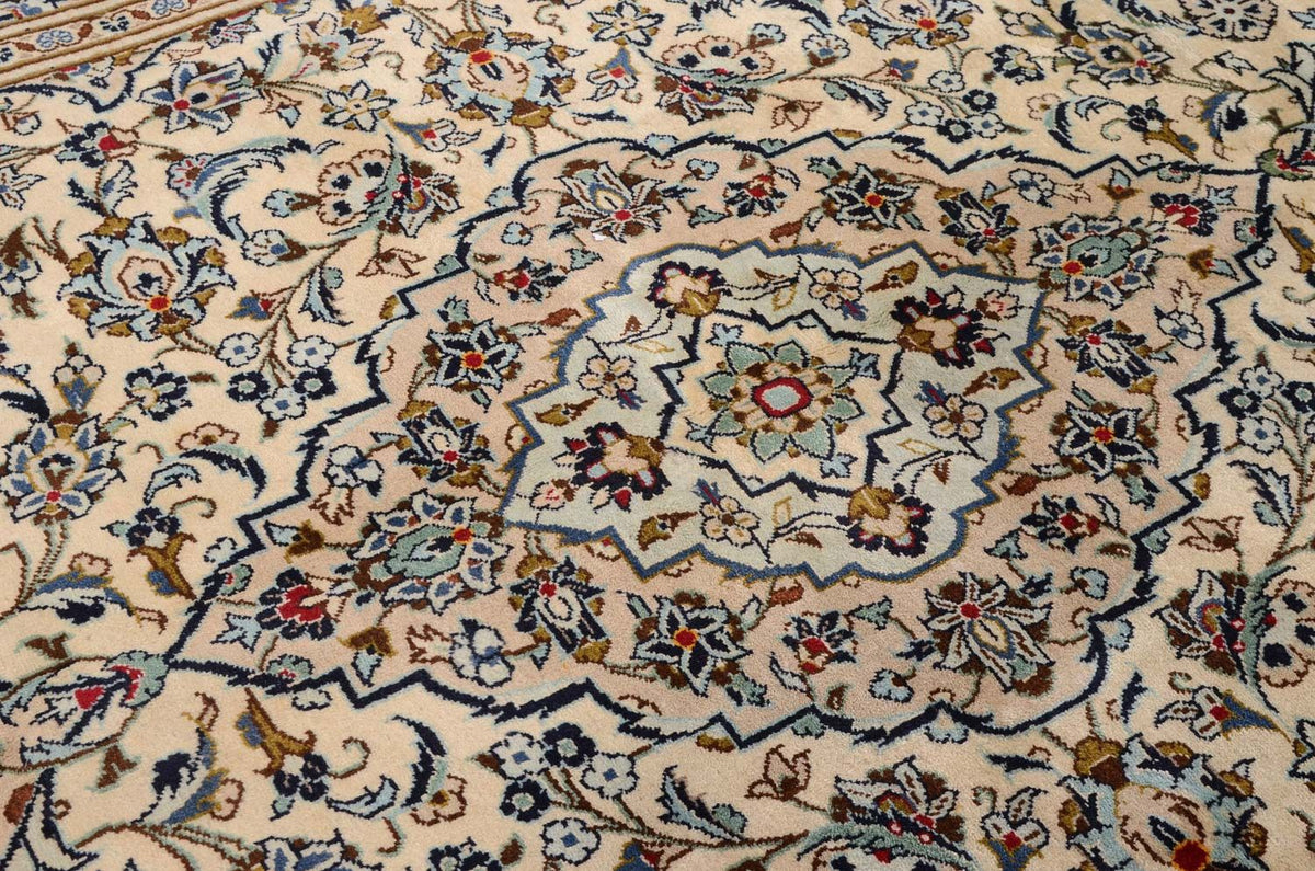 Tapis persan - Keshan - 314 x 192 cm - beige