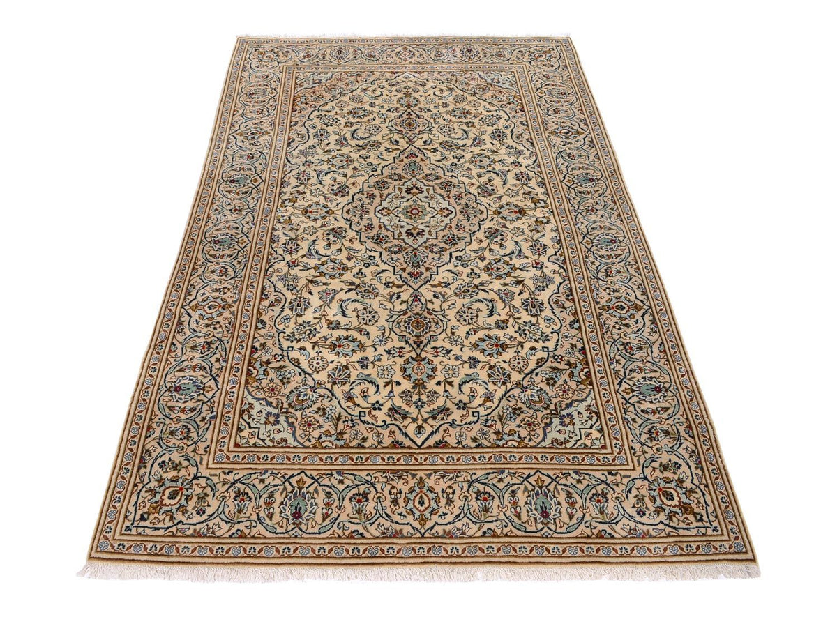 Tapis persan - Keshan - 314 x 192 cm - beige