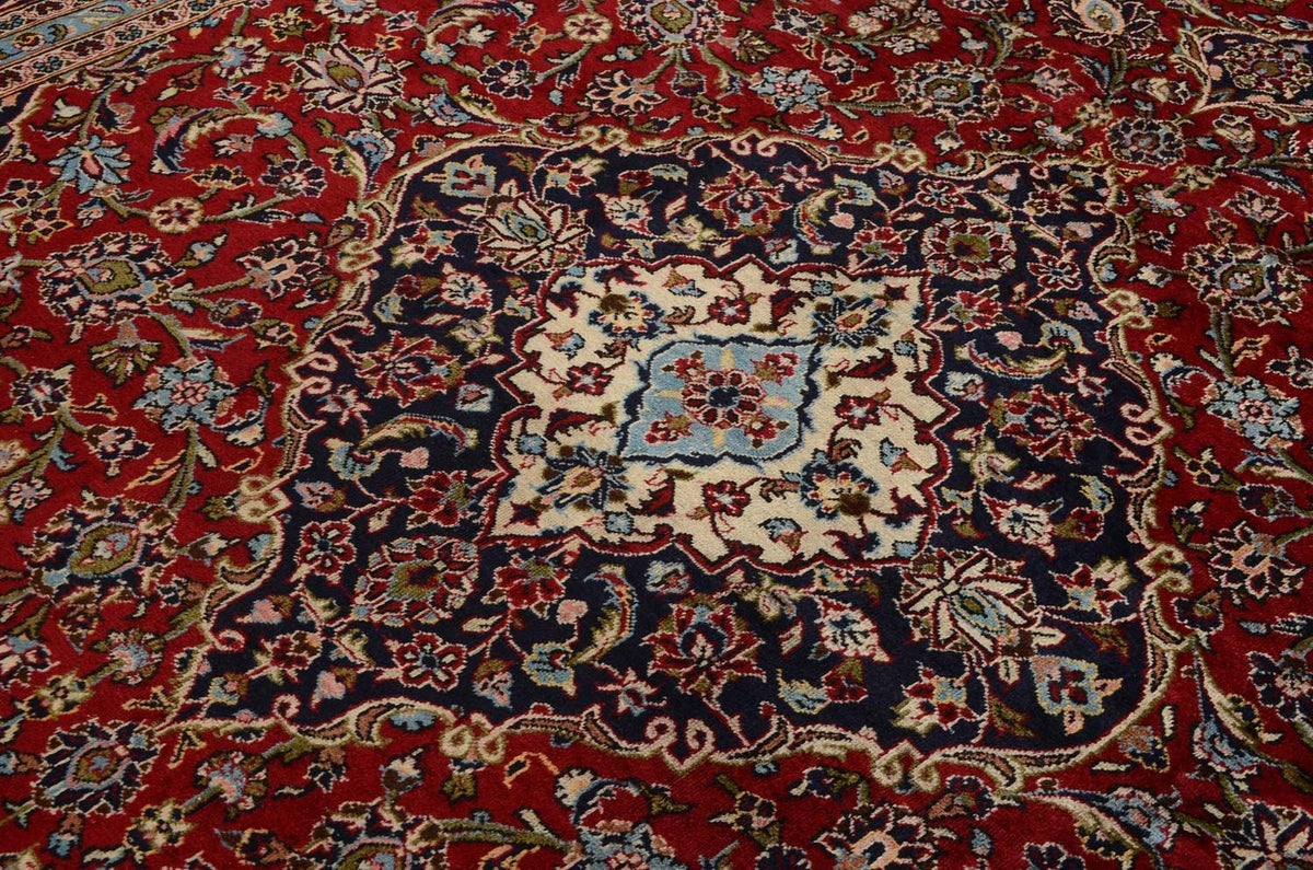 Tapis persan - Keshan - 357 x 246 cm - rouge