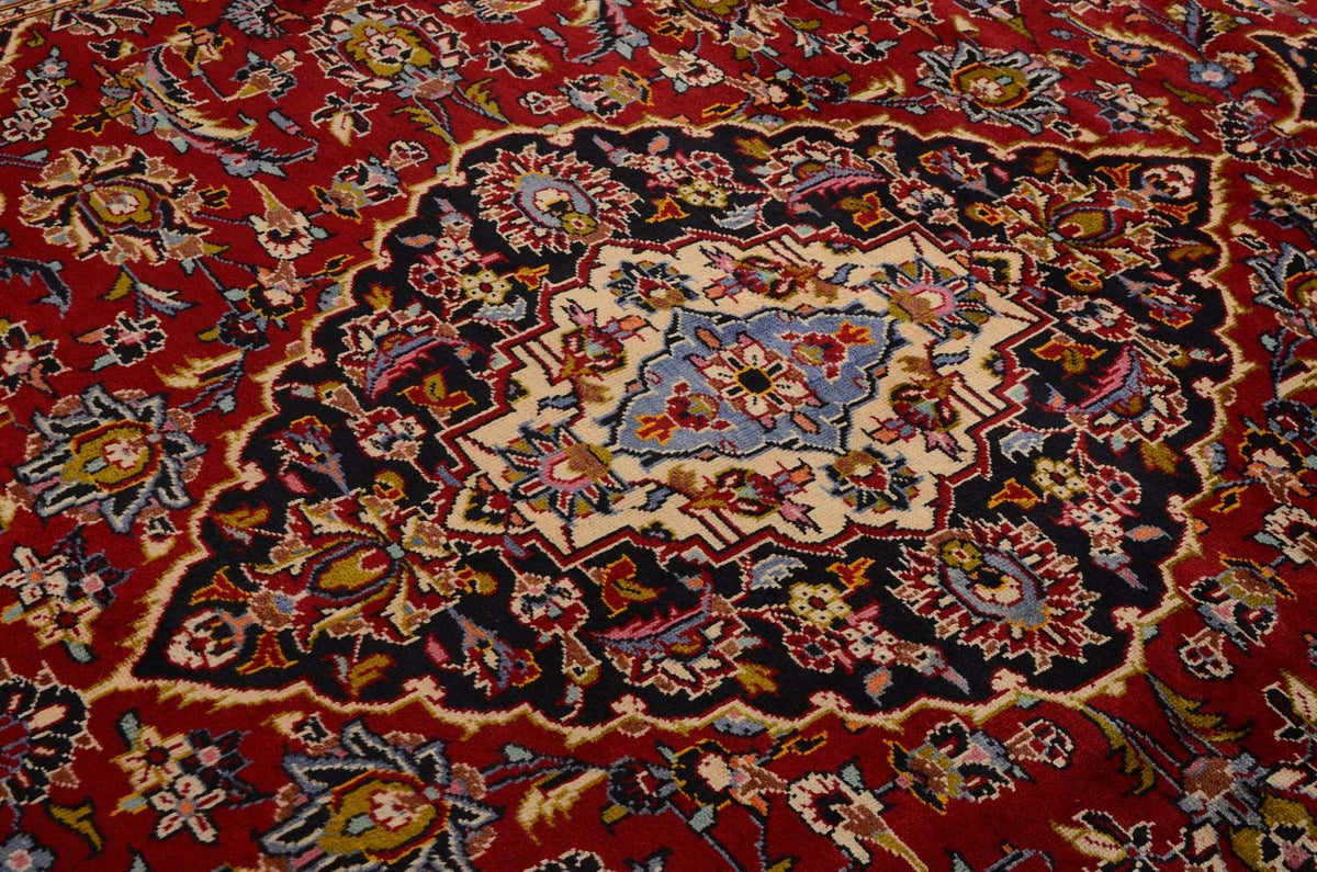 Tapis persan - Keshan - 342 x 251 cm - rouge