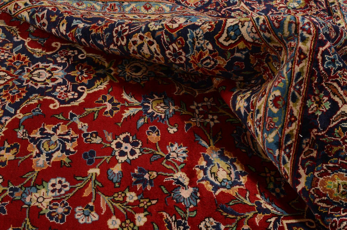 Tapis persan - Keshan - 349 x 239 cm - rouge