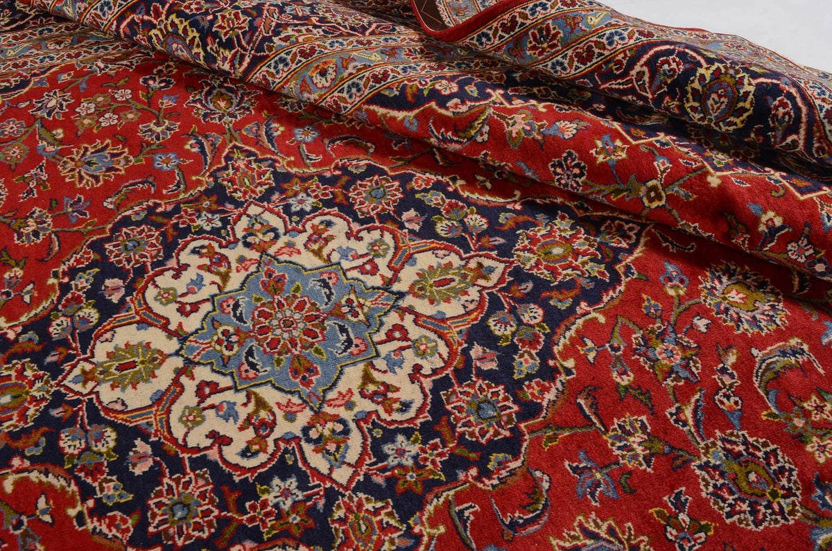 Tapis persan - Keshan - 349 x 239 cm - rouge