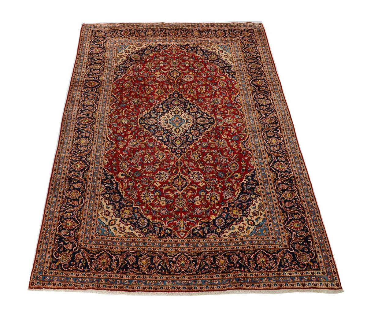 Tapis persan - Keshan - 358 x 246 cm - rouge