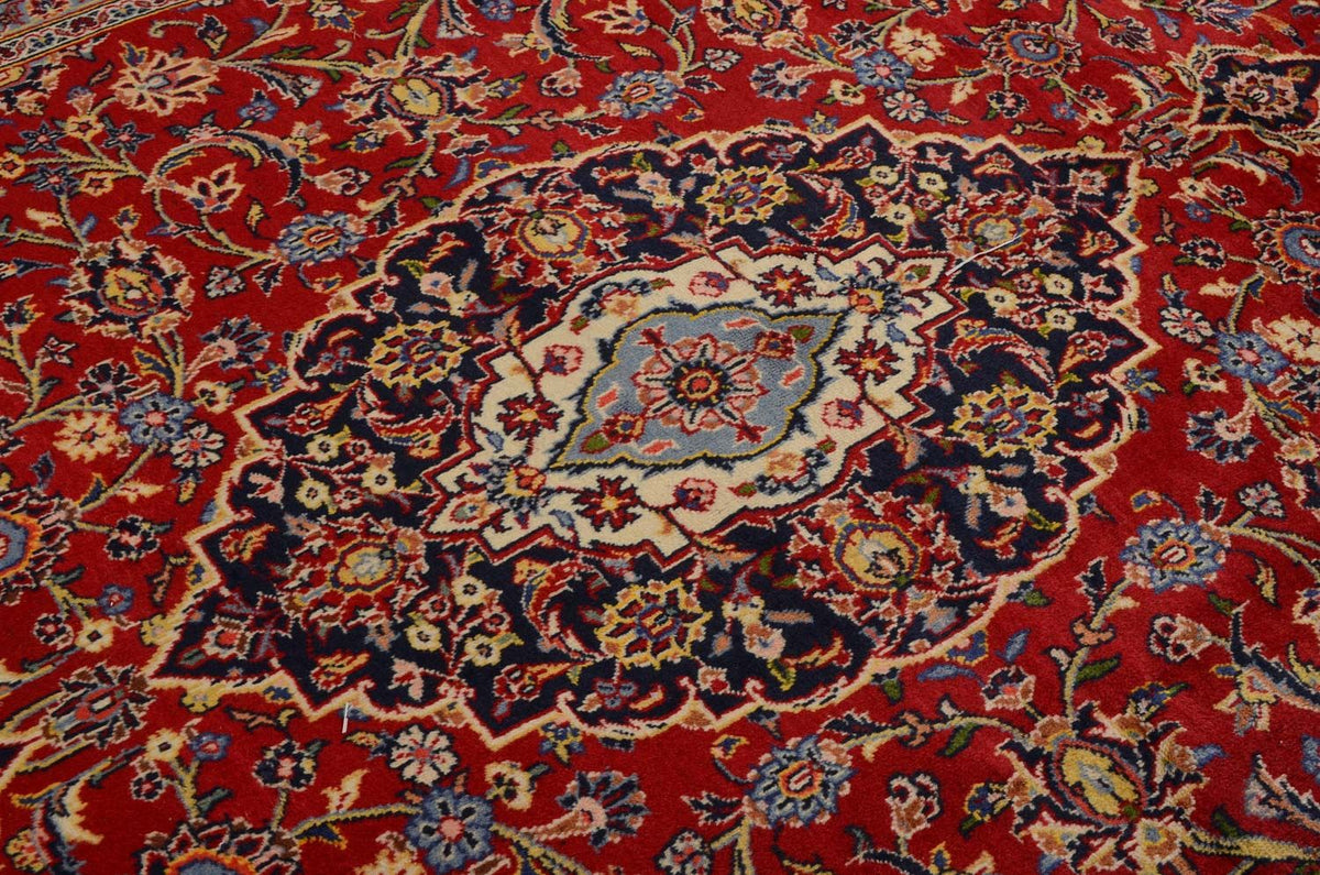 Tapis persan - Keshan - 336 x 241 cm - rouge