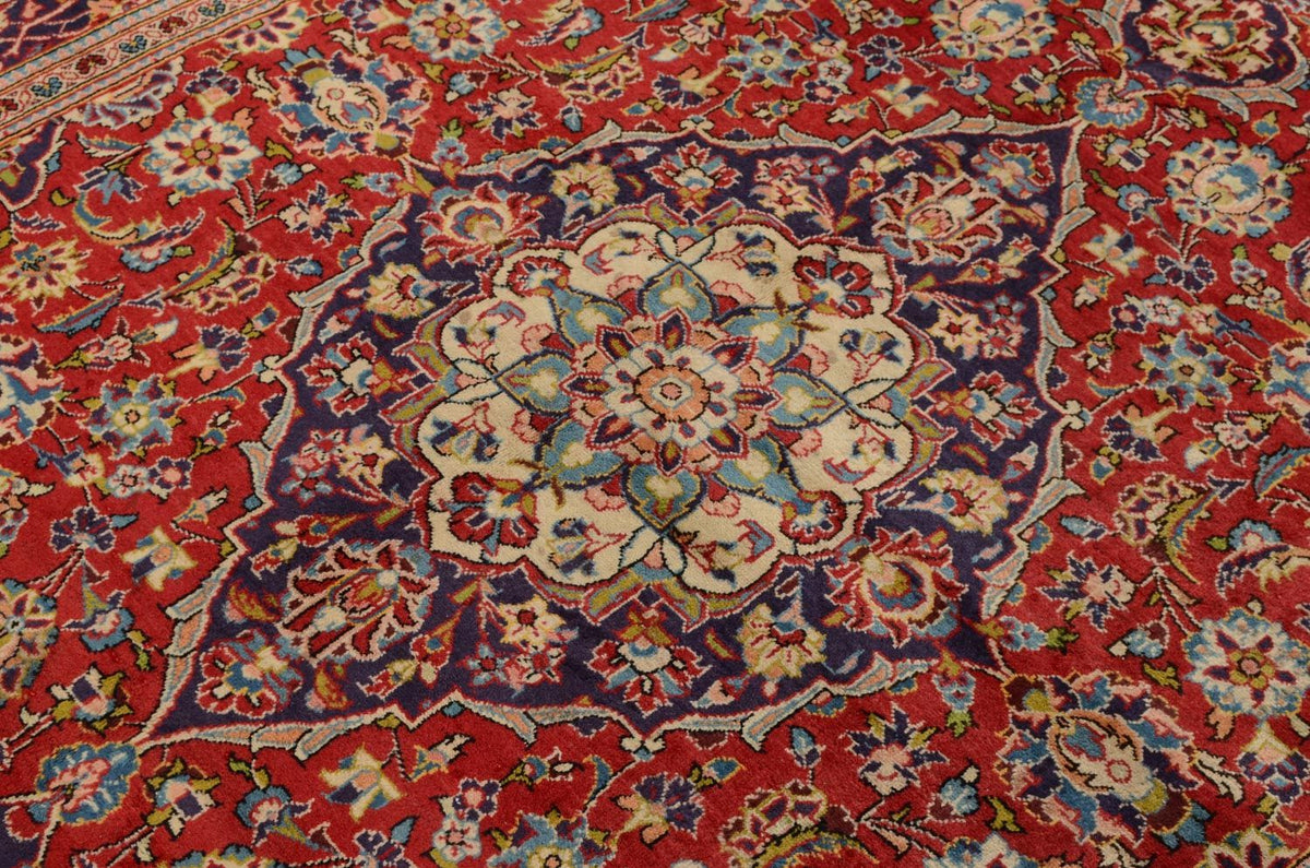 Tapis persan - Keshan - 315 x 197 cm - rouge