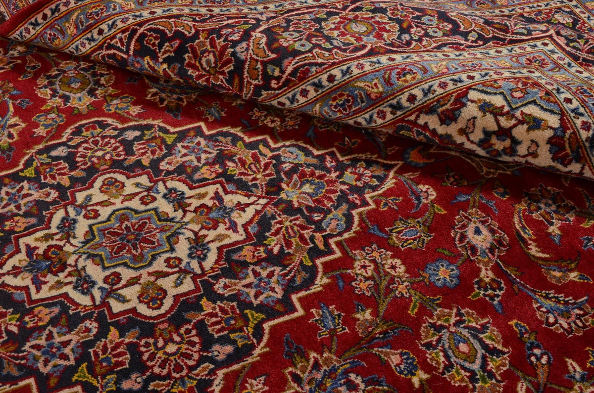 Tapis persan - Keshan - 300 x 199 cm - rouge