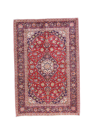 Tapis persan - Keshan - 297 x 200 cm - rouge