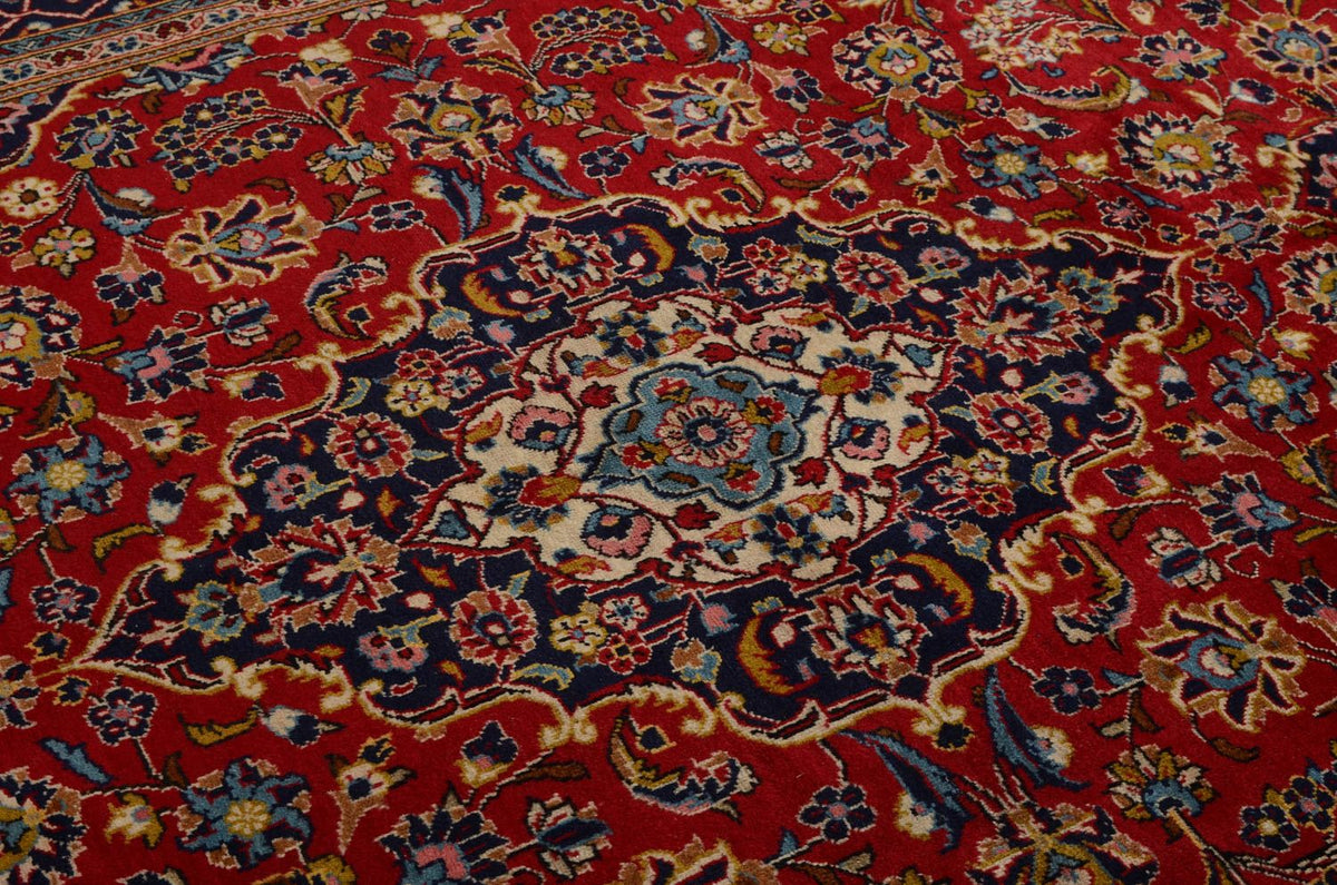 Tapis persan - Keshan - 300 x 200 cm - rouge
