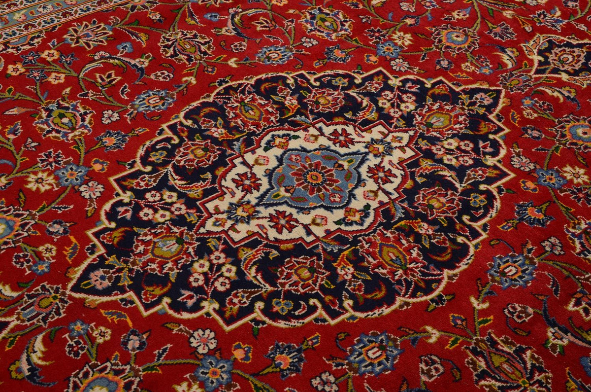 Tapis persan - Keshan - 360 x 255 cm - rouge