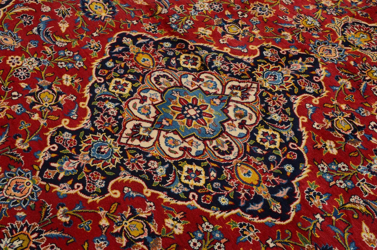 Tapis persan - Keshan - 360 x 255 cm - rouge