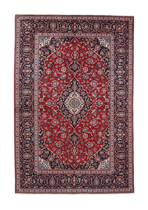Tapis persan - Keshan - 297 x 195 cm - rouge