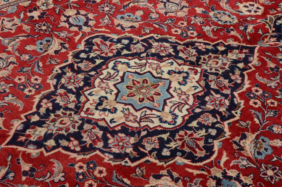 Tapis persan - Keshan - 297 x 195 cm - rouge