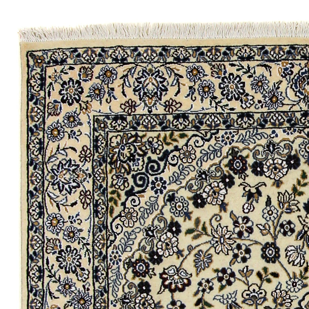 Tapis persan - Nain - Royal - 200 x 129 cm - beige