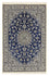 Tapis persan - Nain - Royal - 179 x 117 cm - bleu foncé