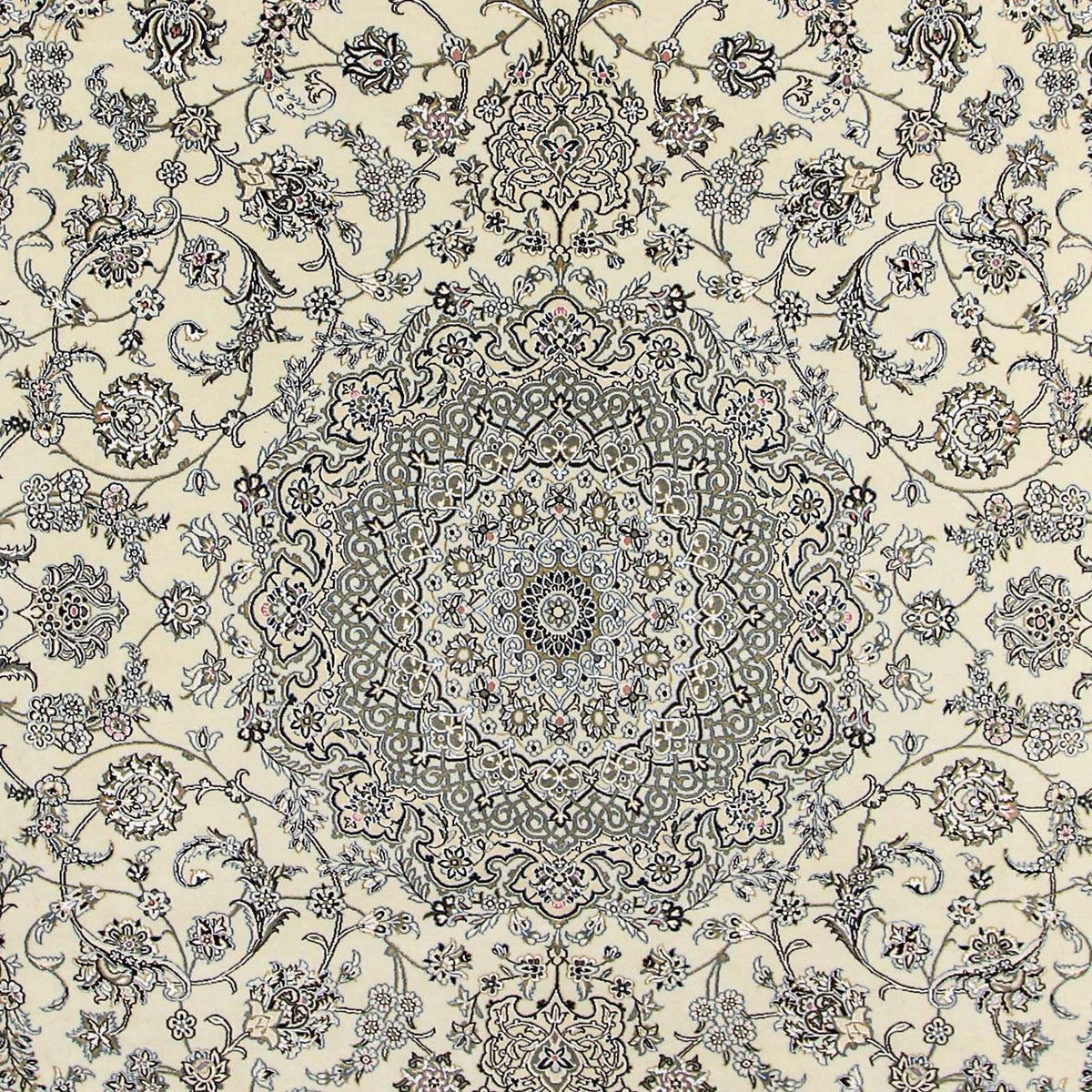 Tapis persan - Nain - Royal - 414 x 308 cm - beige
