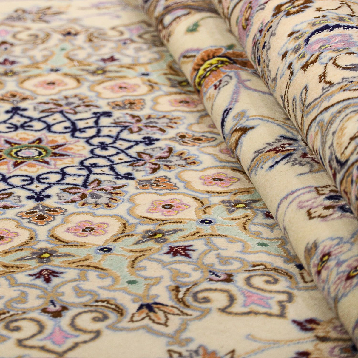 Tapis persan - Nain - Royal - 365 x 250 cm - beige