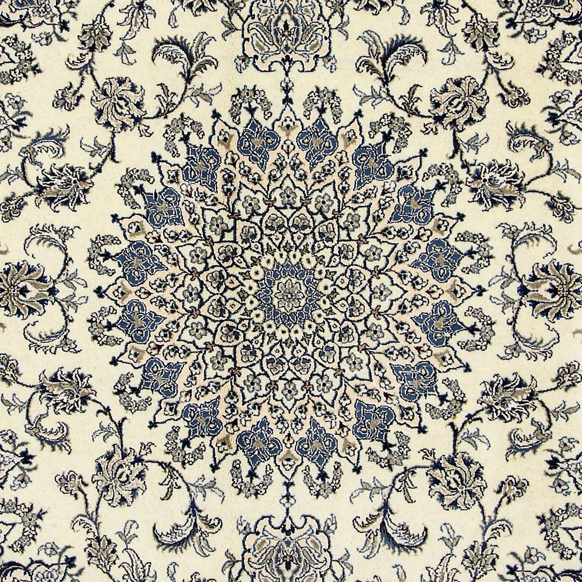 Tapis persan - Nain - 307 x 250 cm - beige