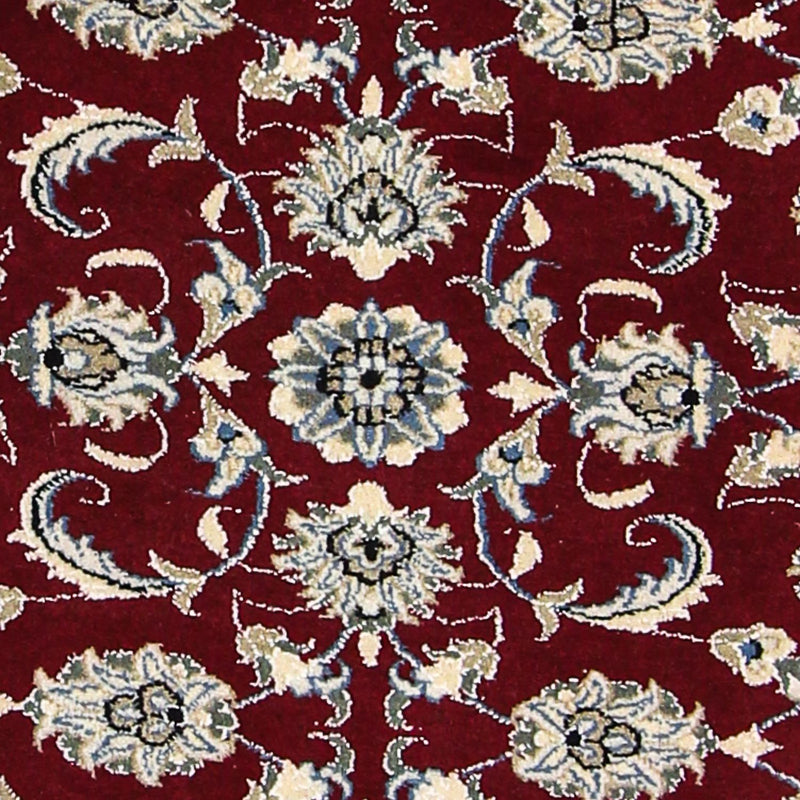 Tapis de couloir Tapis persan - Nain - 265 x 80 cm - rouge foncé