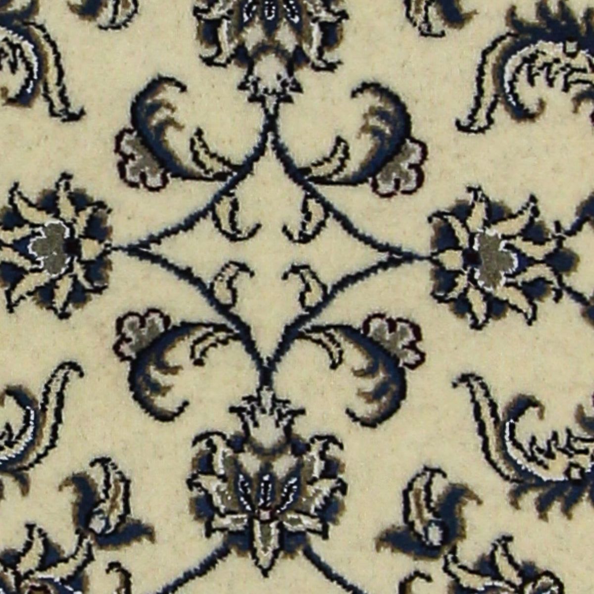 Tapis de couloir Tapis persan - Nain - 197 x 79 cm - beige