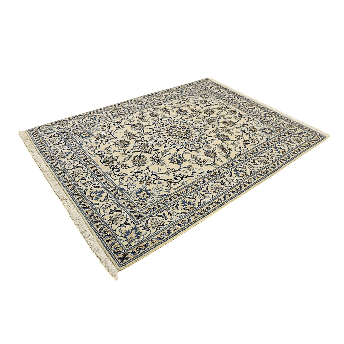 Tapis persan - Nain - 200 x 145 cm - beige