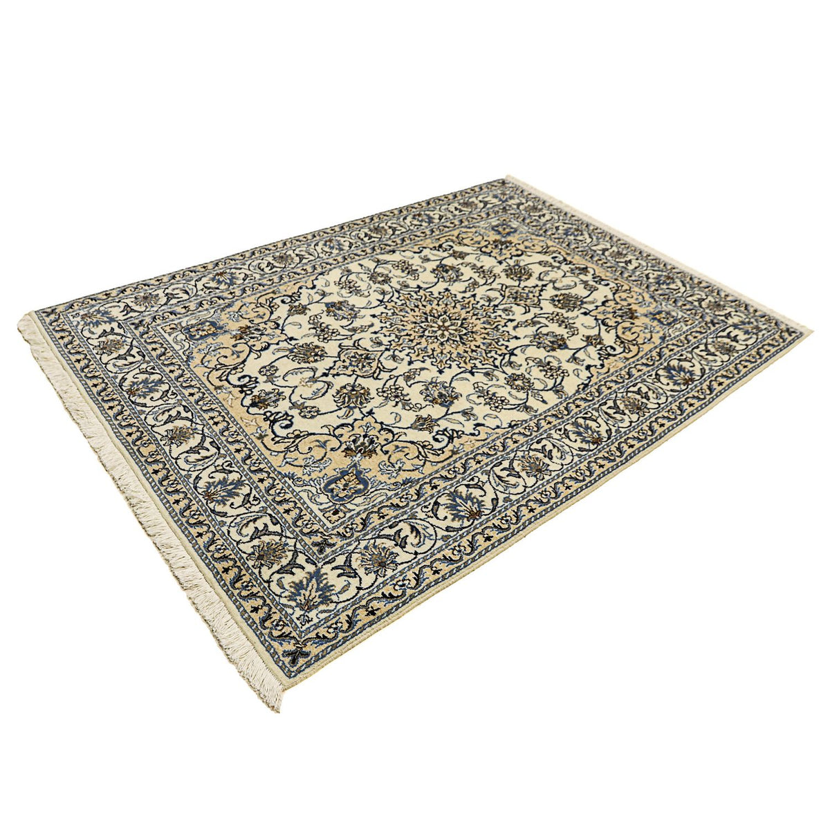 Tapis persan - Nain - 200 x 144 cm - beige