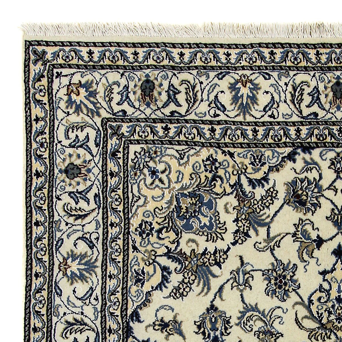Tapis persan - Nain - 238 x 168 cm - beige