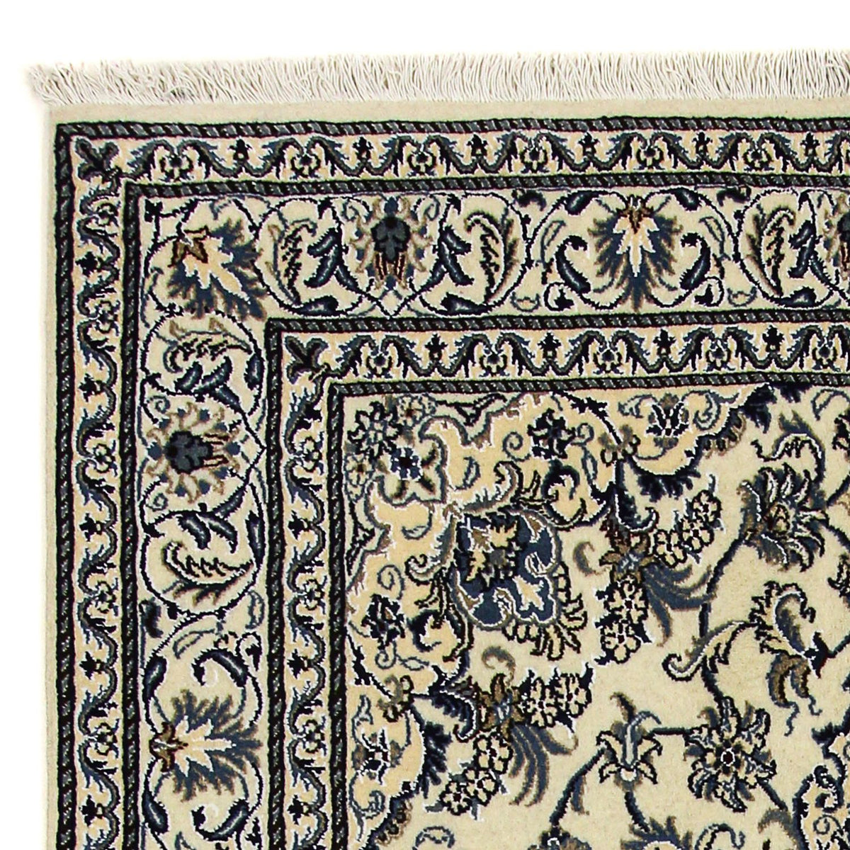 Tapis persan - Nain - 248 x 165 cm - beige