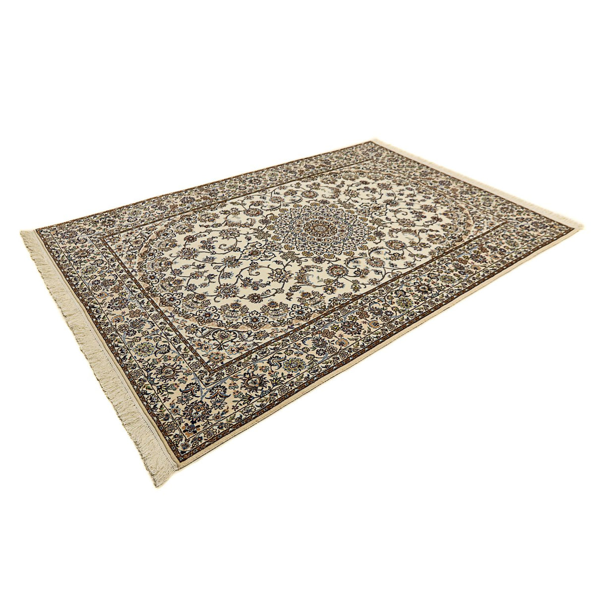 Tapis persan - Nain - Premium - 240 x 160 cm - beige