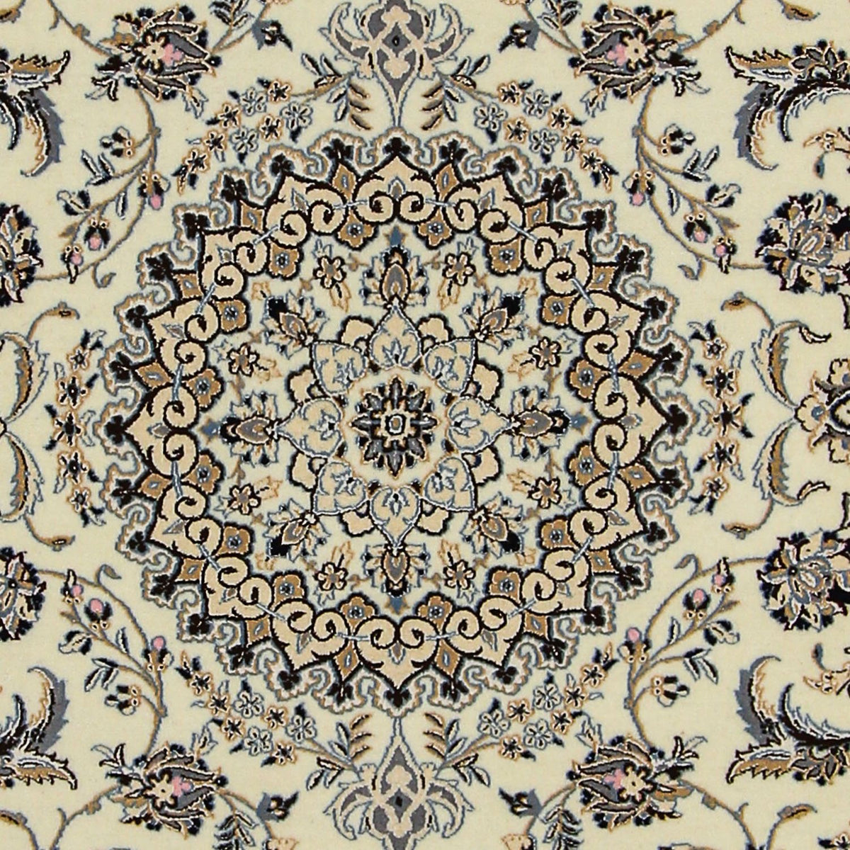 Tapis persan - Nain - Premium - 213 x 137 cm - beige