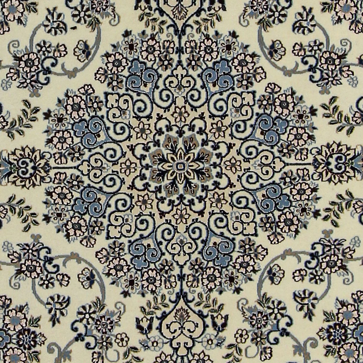 Tapis persan - Nain - Premium - 183 x 133 cm - beige
