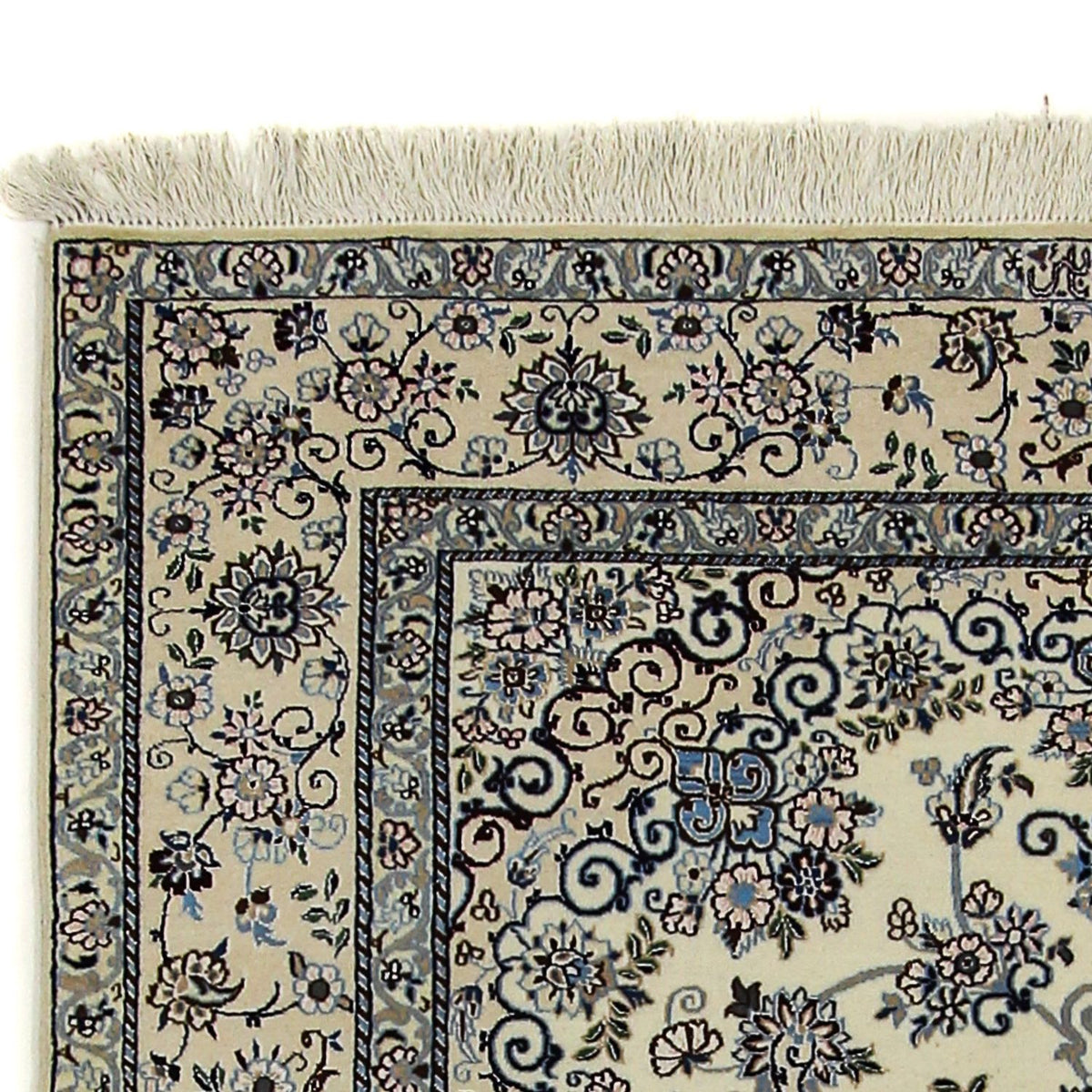 Tapis persan - Nain - Premium - 183 x 133 cm - beige
