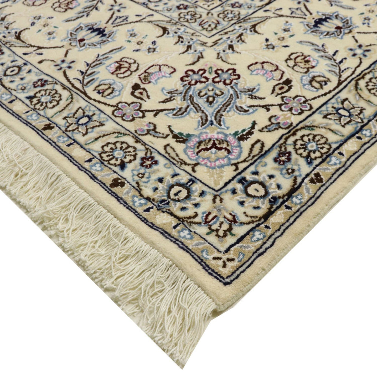 Tapis persan - Nain - Royal - 304 x 250 cm - bleu foncé