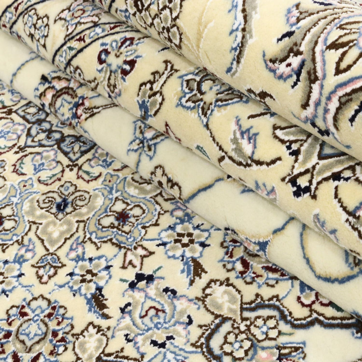 Tapis persan - Nain - Royal - 361 x 249 cm - crème