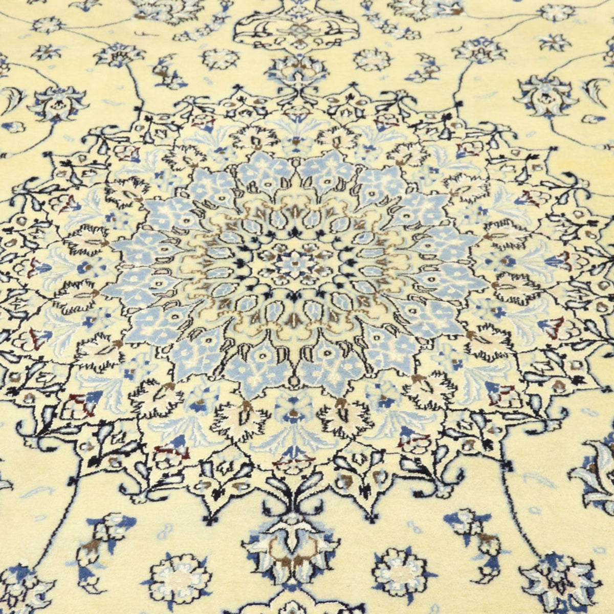 Tapis persan - Nain - Royal - 393 x 303 cm - crème