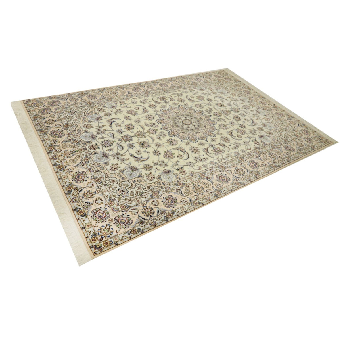 Tapis persan - Nain - Royal - 302 x 205 cm - crème