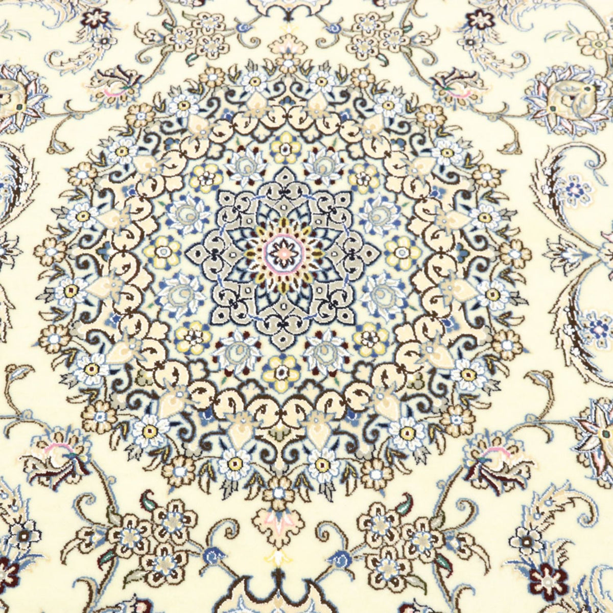 Tapis persan - Nain - Royal - 250 x 198 cm - crème
