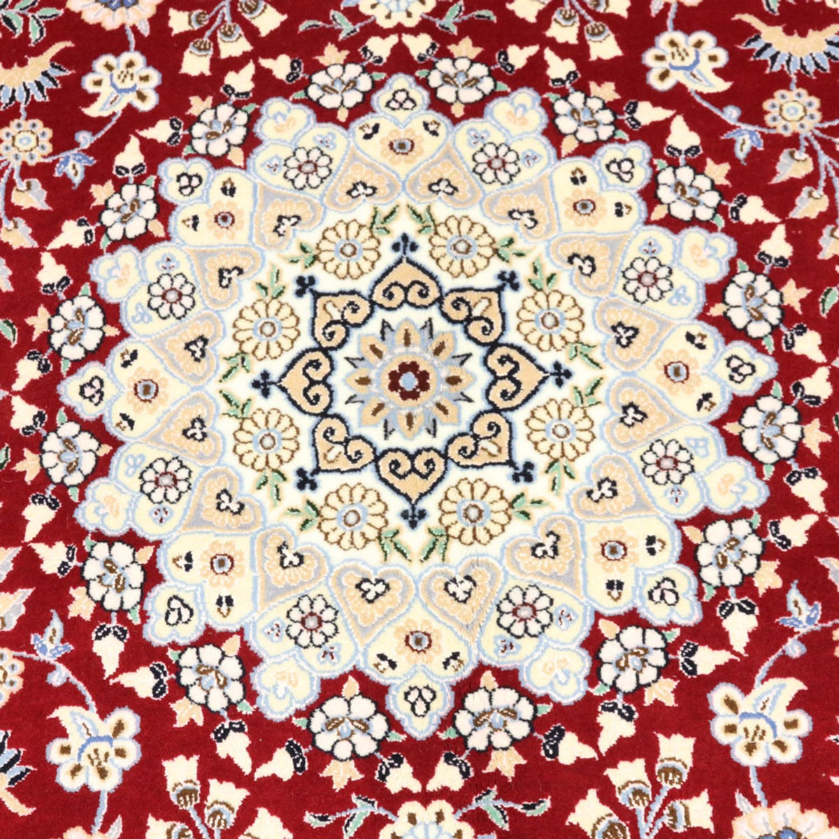 Tapis persan - Nain - Royal - 200 x 132 cm - rouge