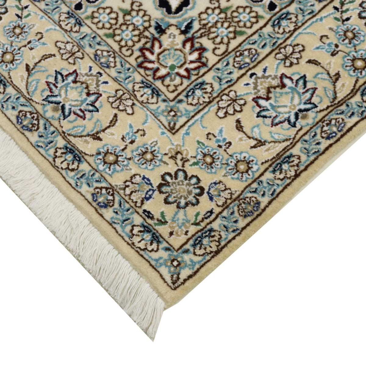 Tapis persan - Nain - Royal - 206 x 147 cm - rouge vin