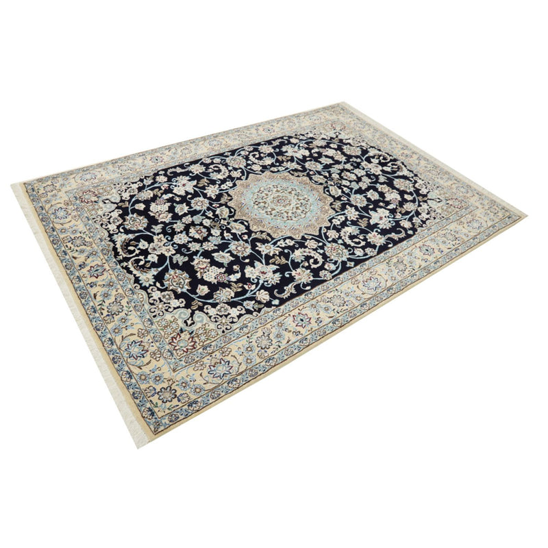 Tapis persan - Nain - Royal - 206 x 147 cm - rouge vin