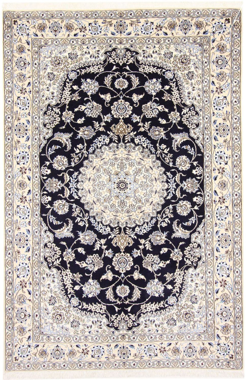 Tapis persan - Nain - Royal - 233 x 155 cm - rouge vin