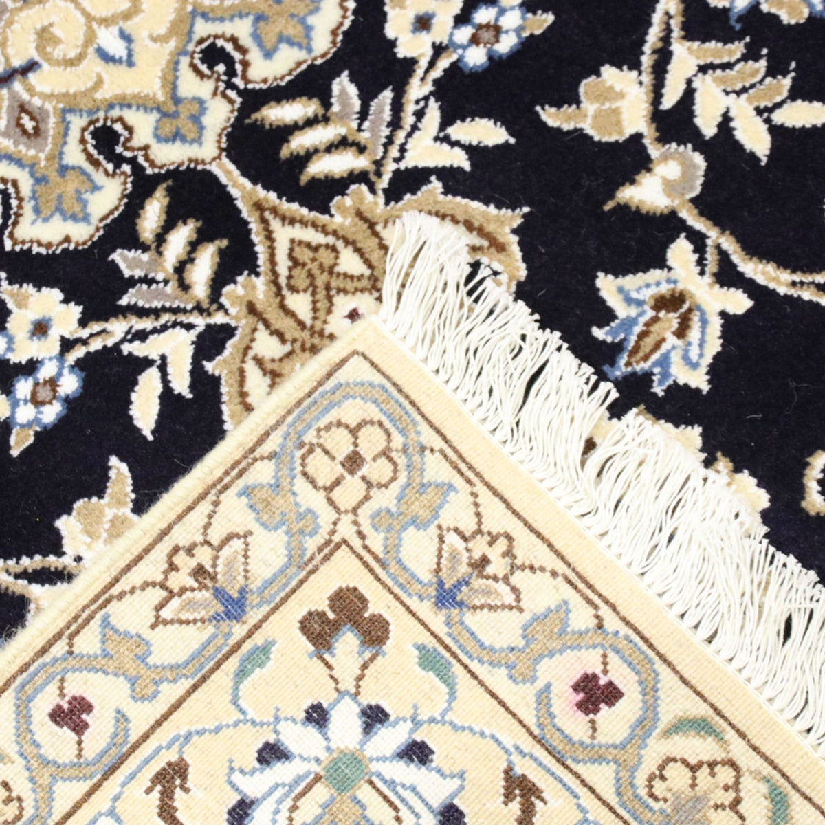 Tapis persan - Nain - Royal - 233 x 155 cm - rouge vin