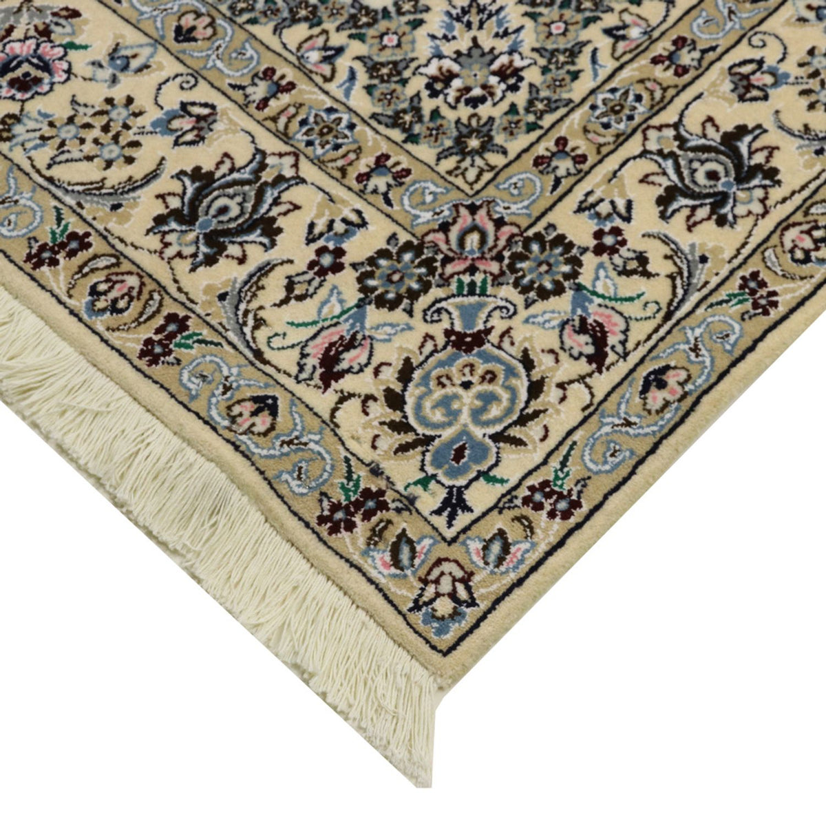 Tapis persan - Nain - Royal - 259 x 156 cm - vert