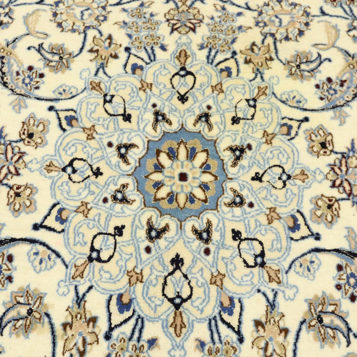 Tapis persan - Nain - Royal - 205 x 125 cm - beige