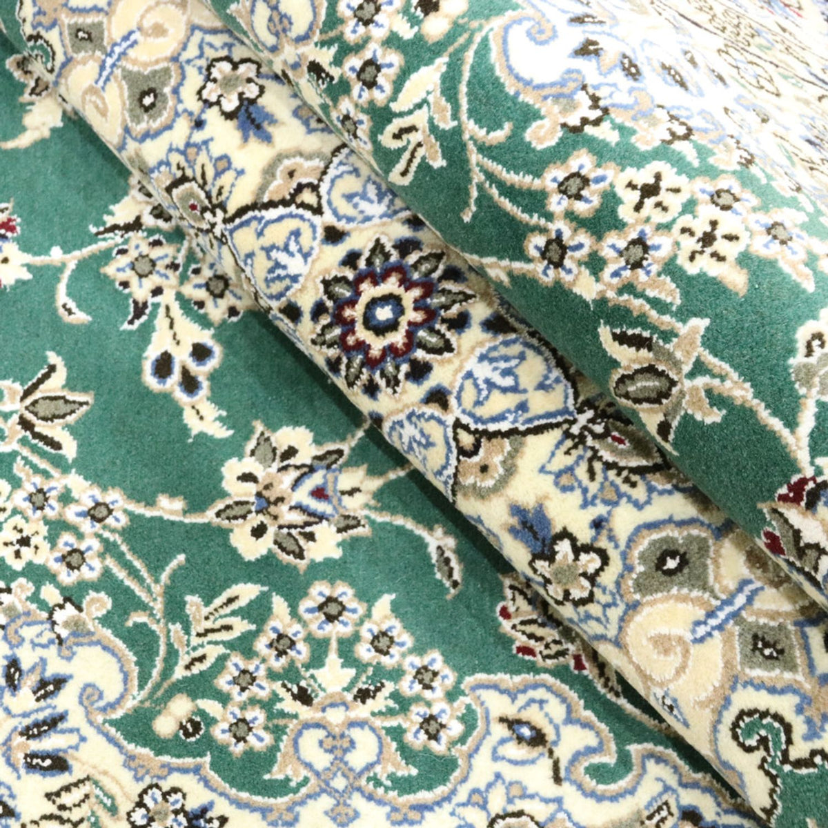 Tapis persan - Nain - Royal - 250 x 156 cm - vert