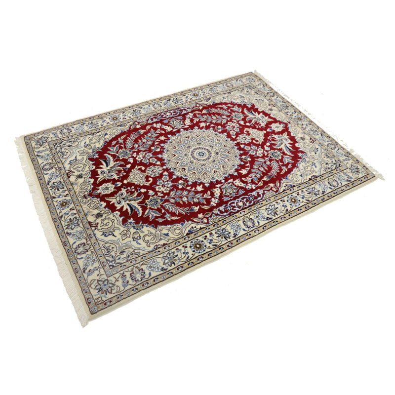 Tapis persan - Nain - Royal - 142 x 95 cm - rouge