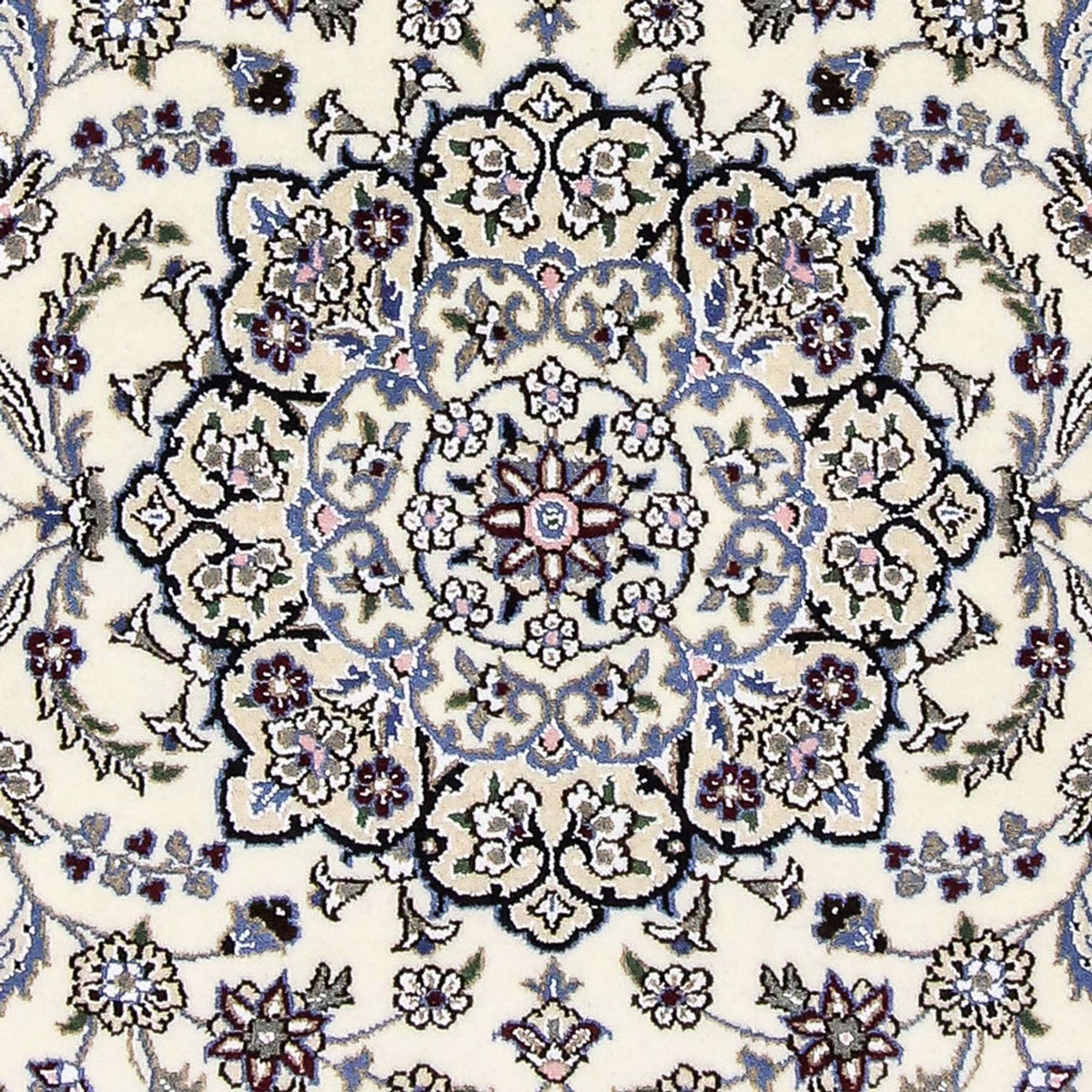 Tapis persan - Nain - Royal - 150 x 96 cm - crème