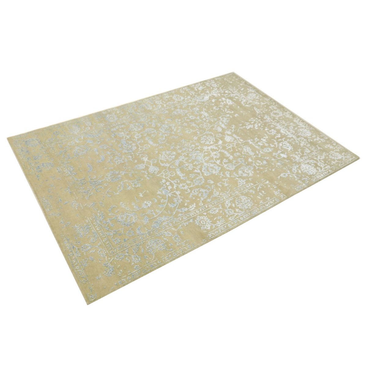 Tapis design - 250 x 169 cm - argent