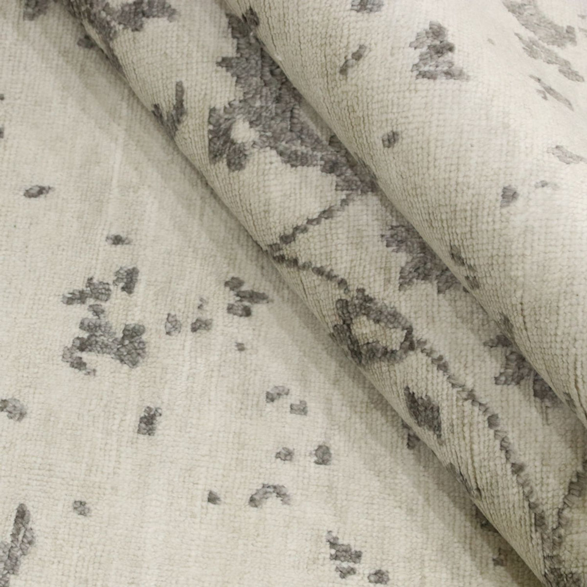 Tapis design - 204 x 148 cm - gris